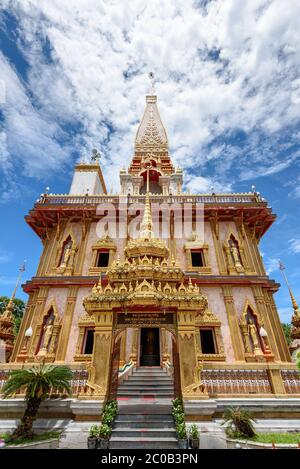 Wat Chalong oder Wat Chaitaram Tempel Stockfoto