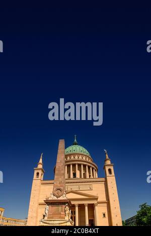 Nikolaikirche in Potsdam, Deutschland, Sommerzeit Stockfoto