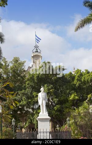 Havanna. Statue von Carlos Manuel de Cespedes Stockfoto