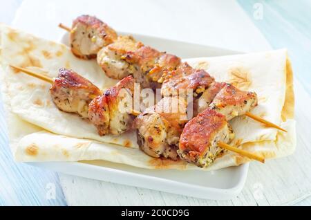 Kebab Stockfoto