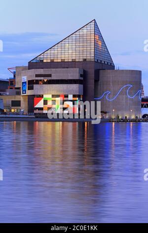 National Aquarium in Baltimore, Inner Harbor, Baltimore, Maryland, USA Stockfoto