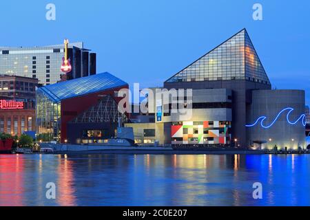 National Aquarium in Baltimore, Inner Harbor, Baltimore, Maryland, USA Stockfoto