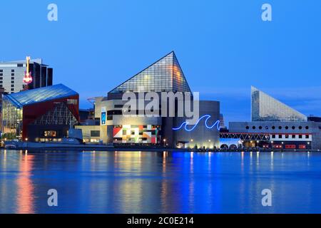 National Aquarium in Baltimore, Inner Harbor, Baltimore, Maryland, USA Stockfoto