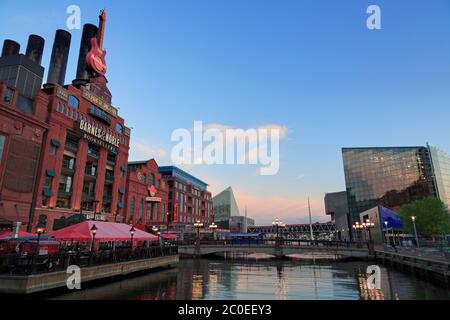 Kraftwerk, Inner Harbor, Baltimore, Maryland, USA Stockfoto