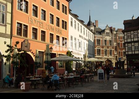 alte Stadt quedlinburg Stockfoto