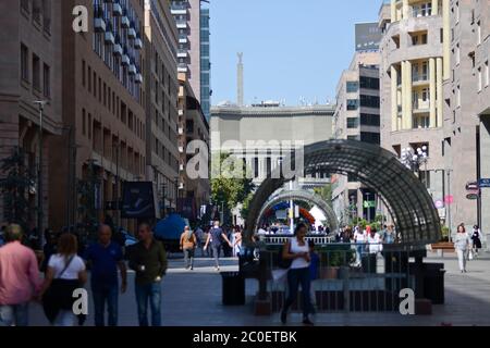 Northern Avenue, Jerewan, Armenien Stockfoto