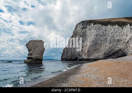 Bat's Head Headland, Dorset, Großbritannien Stockfoto