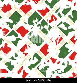 Geometrisches Tarnmuster Texturmuster Stockfoto
