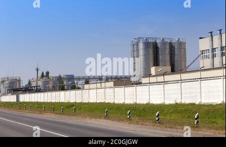 Die chemische Fabrik. Russland. Stockfoto