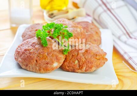 Die koteletts Stockfoto