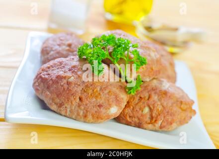 Die koteletts Stockfoto