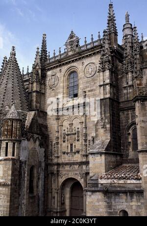 PUERTA DEL ENLOSADO - SIGLO XVI AUTOR: DIEGO DE SILOE (1495-1563). Lage: CATEDRAL NUEVA. Plasencia. CACERES. SPANIEN. Stockfoto