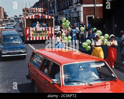 1976 Reigate Carnival, Surrey, Vereinigtes Königreich Stockfoto