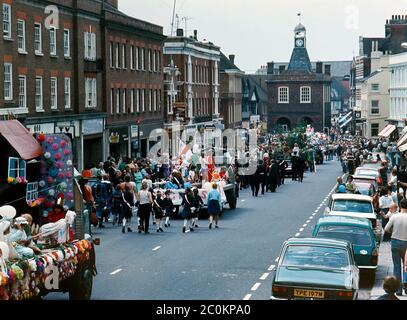 1976 Reigate Carnival, Surrey, Vereinigtes Königreich Stockfoto