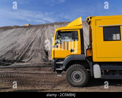 Braunkohle Tagebau in Welzow Stockfoto