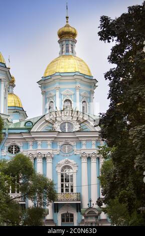 St. Nicholas Marine Cathedral . St. Petersburg. Rus Stockfoto