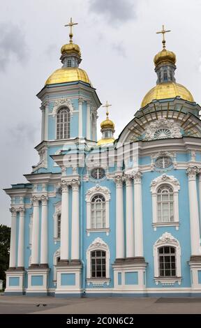 St. Nicholas Marine Cathedral . St. Petersburg. Rus Stockfoto