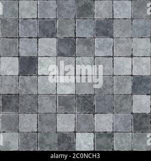 Pflaster Pflastersteine nahtlose Textur Stockfoto