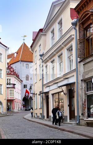 Altstadt am 16. Juni 2012 in Tallinn, Estland Stockfoto