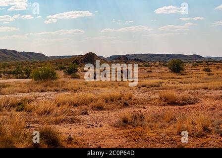 KARLAMILYI NATIONAL PARK, FRÜHER RUDALL RIVER NATIONAL PARK, REGION PILBARA, WESTERN AUSTRALIA, AUSTRALIEN Stockfoto