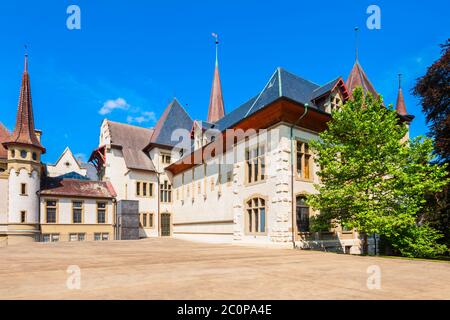 Bern historischen Einstein Museum oder Bernisches Historisches Museum ist das größte historische Museum der Schweiz Stockfoto