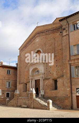 Einblicke in die Stadt Urbino Stadt und Weltkulturerbe in den Marken - Italien Stockfoto