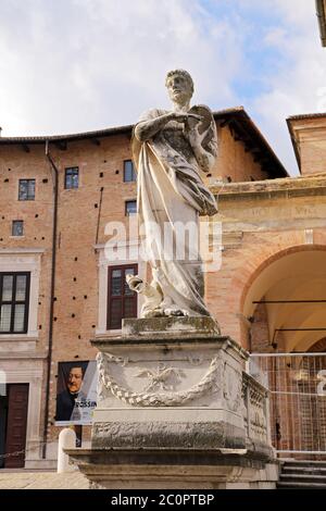 Einblicke in die Stadt Urbino Stadt und Weltkulturerbe in den Marken - Italien Stockfoto