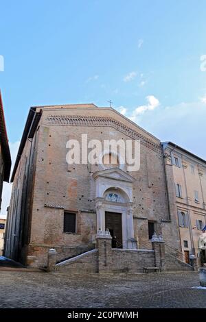 Einblicke in die Stadt Urbino Stadt und Weltkulturerbe in den Marken - Italien Stockfoto