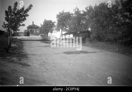 Wehrmacht Luftwaffe Messerschmitt Bf 110 - Deutsche Luftwaffe Messerschmitt Me 110 Stockfoto