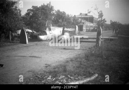 Wehrmacht Luftwaffe Messerschmitt Bf 110 - Deutsche Luftwaffe Messerschmitt Me 110 Stockfoto