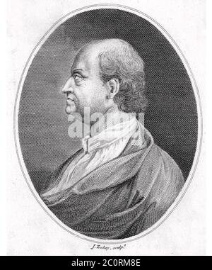 GEORGE EDWARDS (1694-1773) englischer Naturforscher und Ornithologe Stockfoto