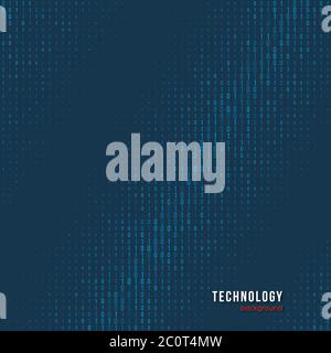 Abstrakter Matrix digitaler Hintergrund. Stock Vektor