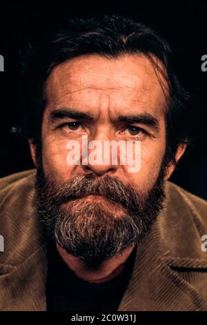 Athol Fugard südafrikanischer Dramatiker Schriftsteller Schauspieler und Regisseur Autor von Theaterstücke die Insel, Master Harold und die Jungen und Sizwe Bansi ist tot 1974 Stockfoto