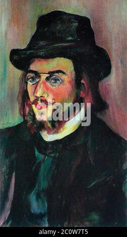 Porträt von Erik Satie - Suzanne Valadon, 1893 Stockfoto