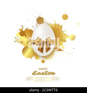 Osterei aus Gold Stock Vektor