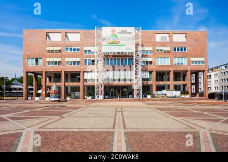 DORTMUND, Deutschland - Juli 04, 2018: Rathaus im Zentrum der Stadt Dortmund in Deutschland Stockfoto