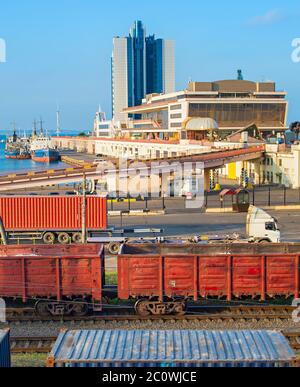 Berühmte Hafenstadt Odessa, Ukraine Stockfoto