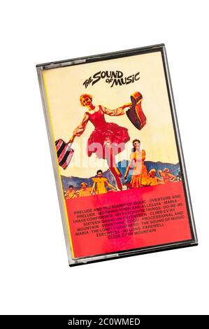 Voraufgezeichnete Kassette des Soundtracks aus dem Film The Sound of Music. Veröffentlicht im Jahr 1965. Stockfoto