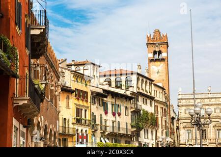 Gardello Turm in Verona, Italien Stockfoto