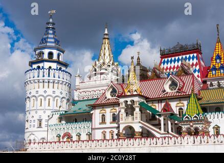 Kreml in Izmailovo in Moskau Stockfoto