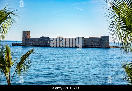 Mädchenburg (kizkalesi) mersin, Türkei Stockfoto