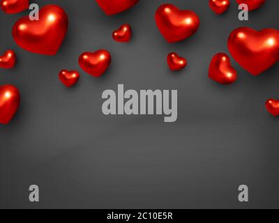 Valentines Tag Hintergrund. Stock Vektor