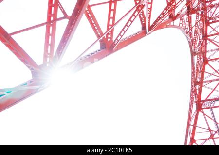 Tokio-Fernsehturm in sonnigen Himmel Stockfoto