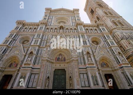 Kathedrale der Heiligen Maria der Blume in Florenz (Cattedrale di Santa Maria del Fiore) Stockfoto