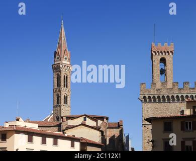 Italien. Florenz. Badia Fiorentina - eine Abtei und Kirche Stockfoto