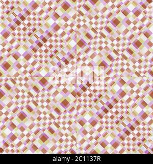 Digitale abstrakte geometrische Rechtecke Muster Motiv Hintergrund-Design in gemischten Farben. Stockfoto