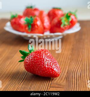 fresh red strawberries Stockfoto