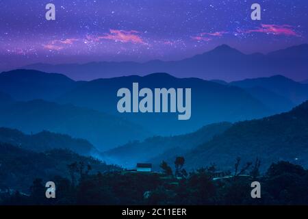 Himalayan Landschaftsfotos Stockfoto