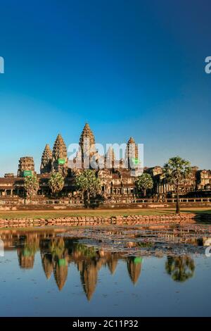 Angkor Wat Tempel Stockfoto
