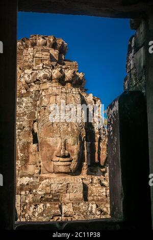 Riesige Steinwand Stockfoto